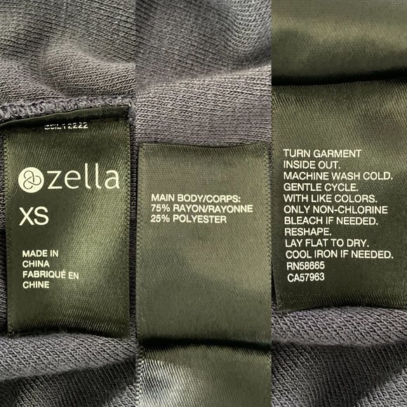 NWT Zella x Nordstrom | Oversized Velour Zip Hoodie Pockets XS - Picture 8 of 8